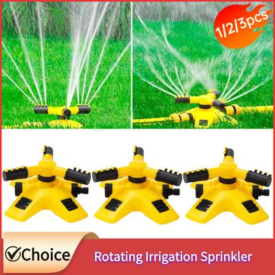 1/2/3PCS 360 Degree Automatic Rotating Water Pipe Garden Lawn Sprinkler Yard Large Area Coverage Watering Irrigation Spraye