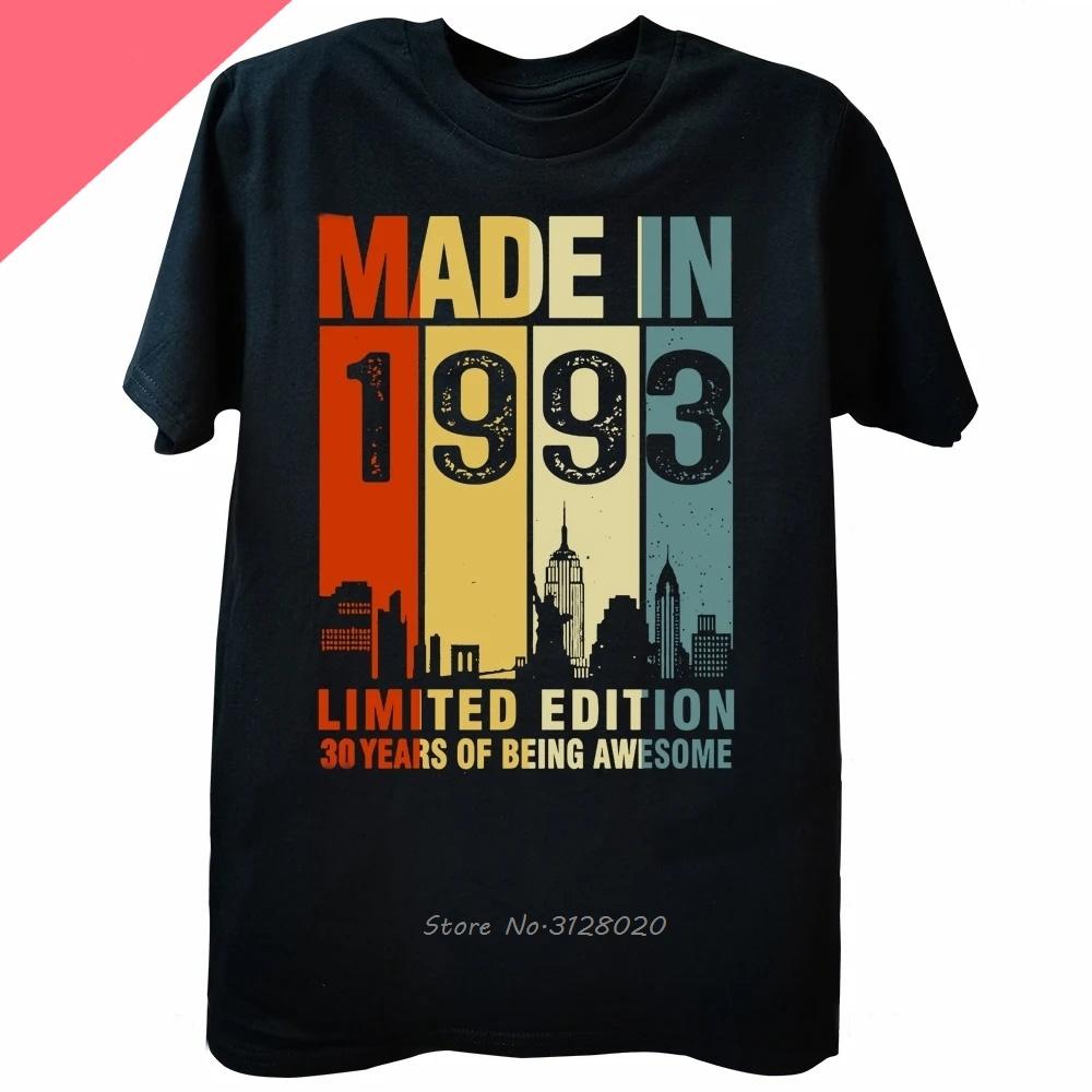 Novelty Awesome Born In 1993 Tshirt Cotton Streetwear Short Sleeve Birthday Gifts Summer Style Tees Men Clothing T Shirt Tops