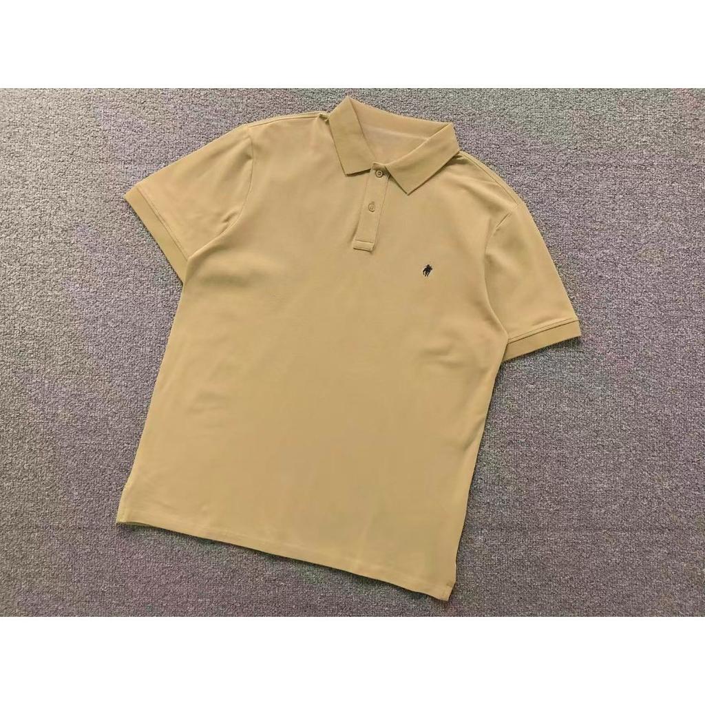 100% Katoen High-end Korte Mouw POLO Shirt Heren Zomer Mode Paard Geborduurd Luxe Casual T-shirt