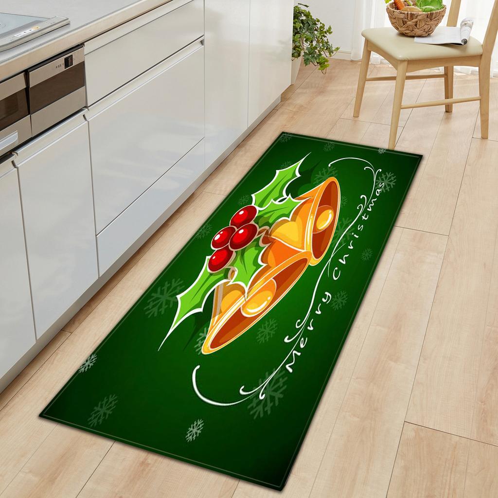 Christmas Kitchen Sand Carpet Doormat Long Floor Mat