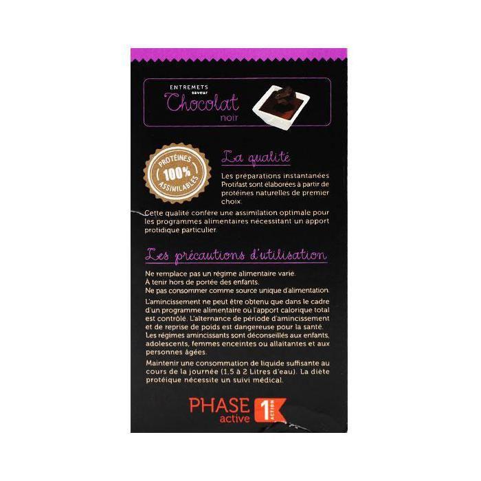 Protifast Entremet Hyperprotéiné Chocolat Noir 7 Sachets