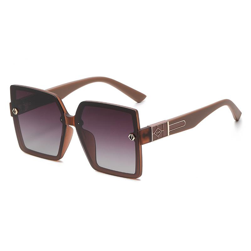 Store Rammepolariserte Solbriller Dame Utendørs Solkrem Solbriller Dame Trendy Briller