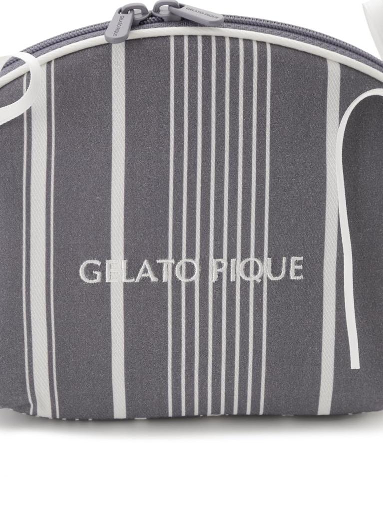 Gelato Pique Gauze Piping Ribbon Pouch PWGB261649 NVY Free Size Women's
