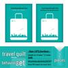 Travel Disposable Bed Set: Dirty-Proof Bed Sheets, Duvet Cover, Pillowcase, and Towel for Hotel or Train Sleeper.