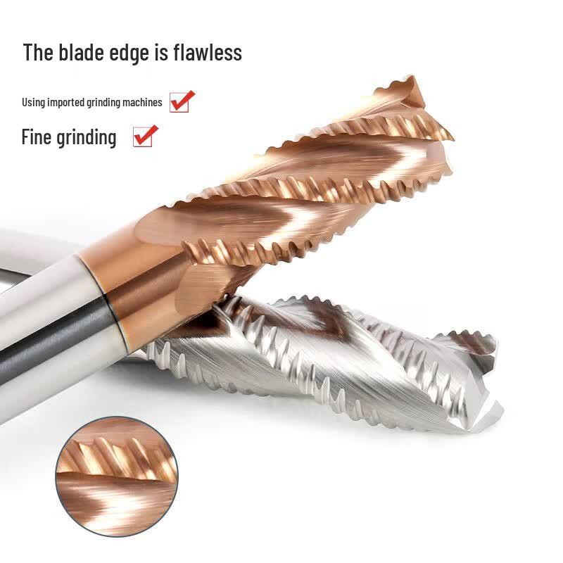 Jiyue 60-Degree Wave Flute Roughing End Mills