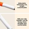 Retractable Water-Absorbing Mop Stainless Steel Pole Cleaning Mop  Wooden Floors
