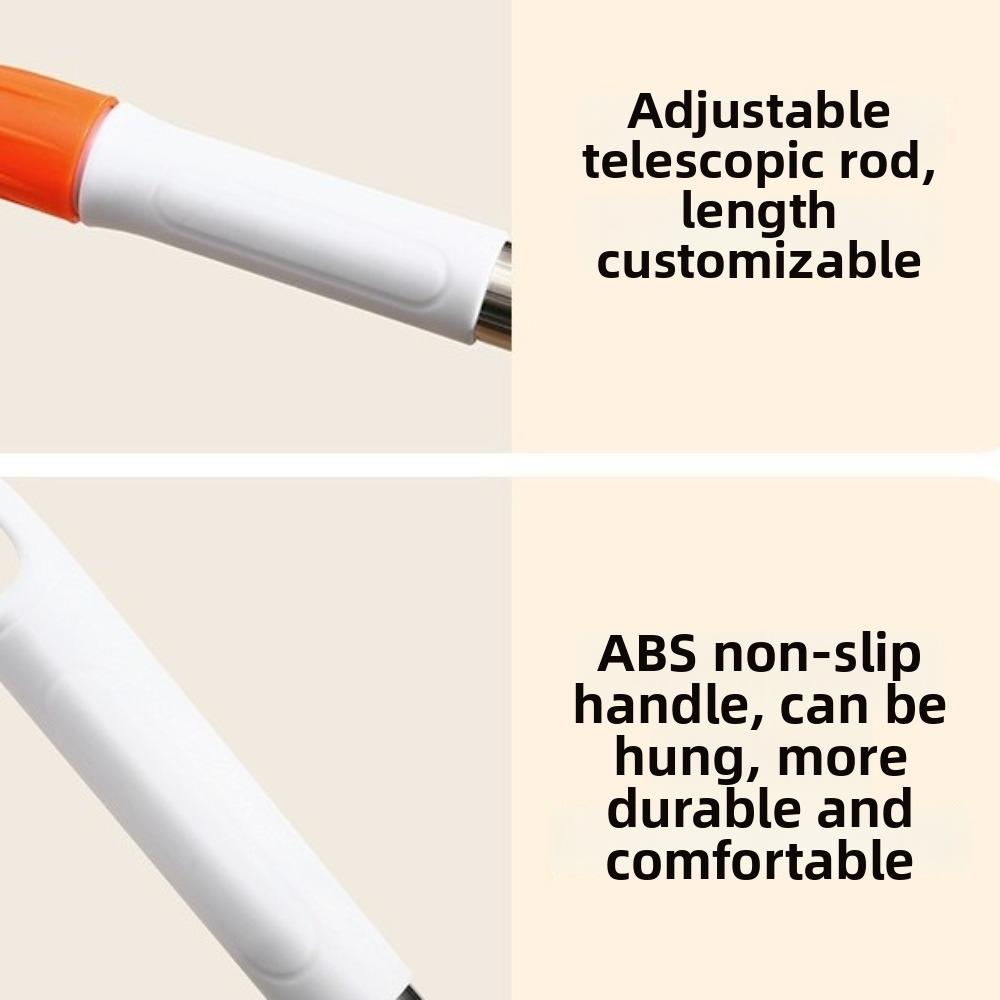 Retractable Water-Absorbing Mop Stainless Steel Pole Cleaning Mop  Wooden Floors