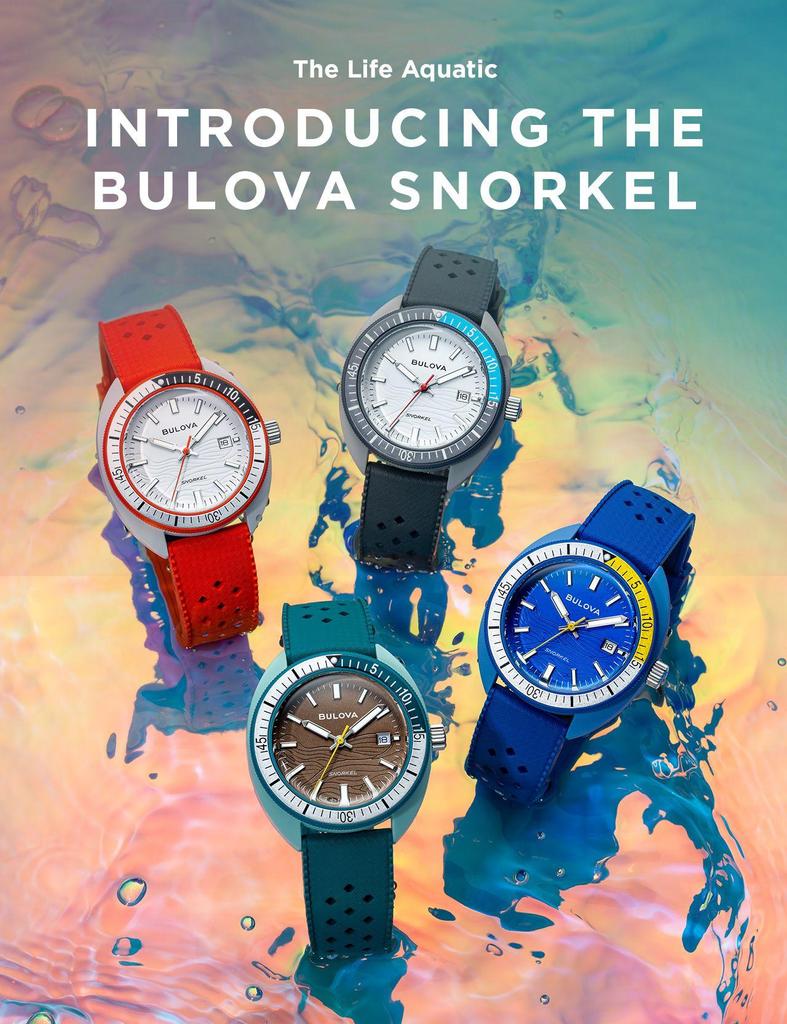 Bulova Archive Series Snorkel Blue Tang 41mm Men’s Watch 98B445