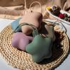 1PC European and American Simple Style Solid Color Integrated Baby Pacifier Storage Silicone Bag Pacifier Box