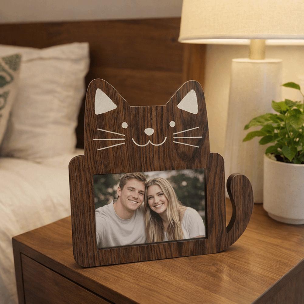 Cartoon Pet Photo Frame Wooden Poster Frame Picture Display Stand Photo Album Frame  Office Decor