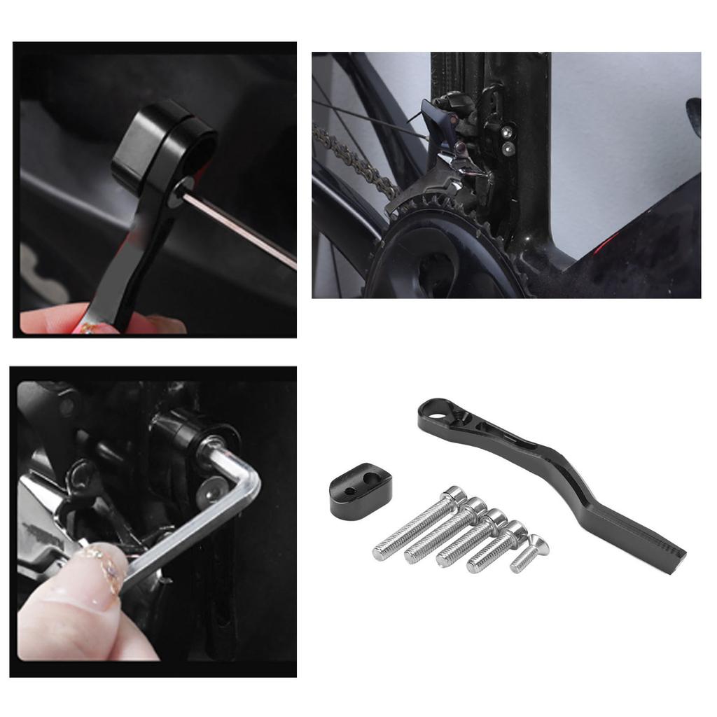 Bike Chain Catcher Aluminum Alloy Exquisite Appearance Stable Chain Drop Keeper for Cycling