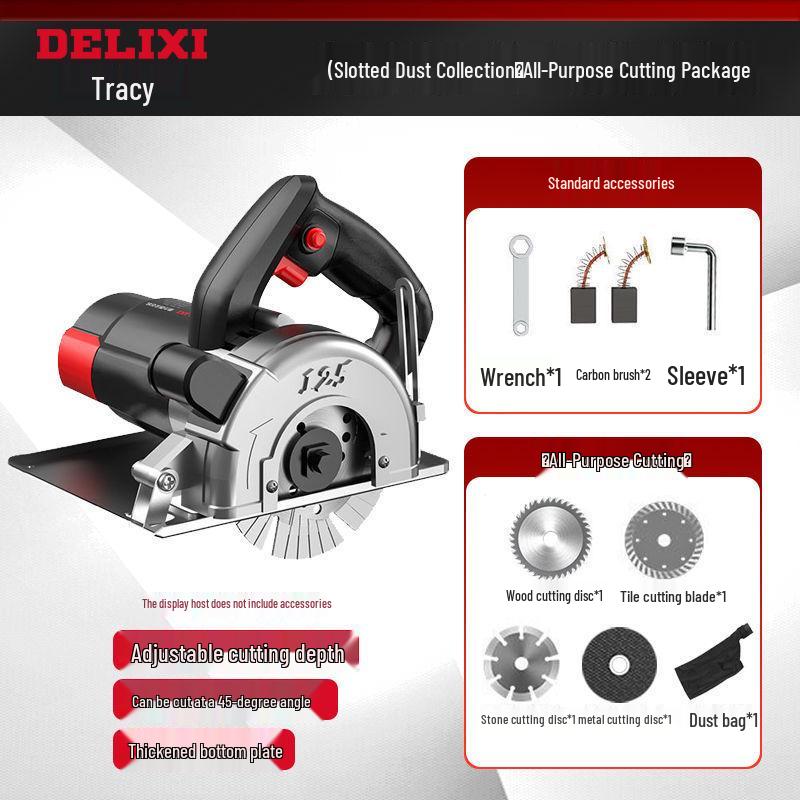 High-Power Multifunctional Handheld Electric Saw for Marble, Wood, Tile, Stone, Metal.