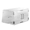 Pastry Display Case, 2-Tier Commercial Countertop Bakery Display Case, Acrylic Display Box with Rear Door Access & Removable Shelves, Keep Fresh for