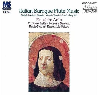 CD MASAHIRO ARITA ROCATELLI MARCELLO  Italian Baroque Flute Music COCO70967  2008 Japan ObiClassical Used