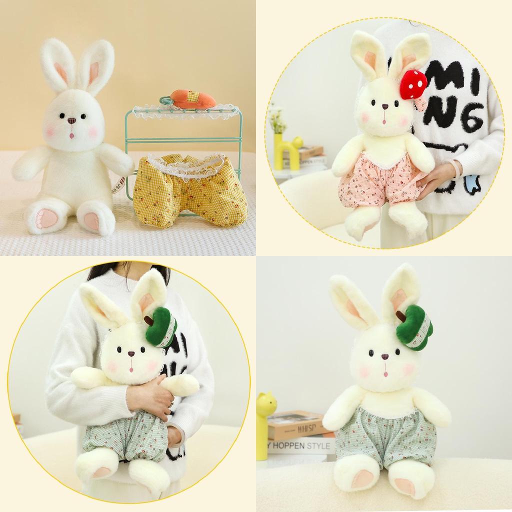 Cartoon Rabbit Plush Toy Children Sleeping Doll Room Decoration Present Birthday
