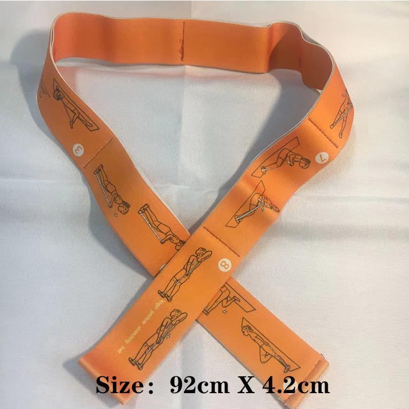 Yoga Pull Strap Gürtel Polyester Latex Elastische Latin Dance Stretching Band Schleife Yoga Pilates GYM Fitness Übung Widerstand Bands