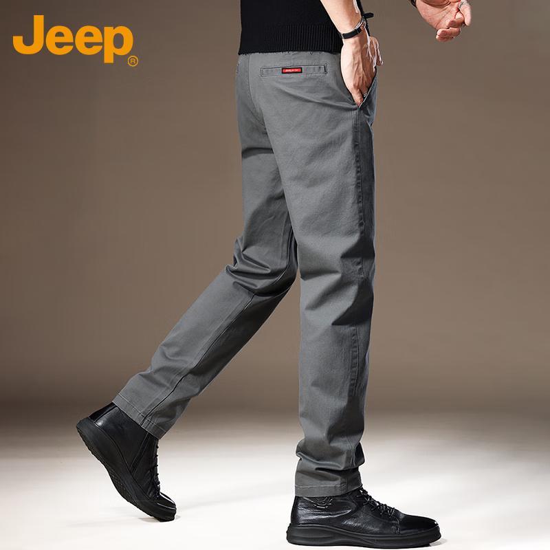 JEEP Men's Autumn/Winter Business Casual Straight-Leg Pants