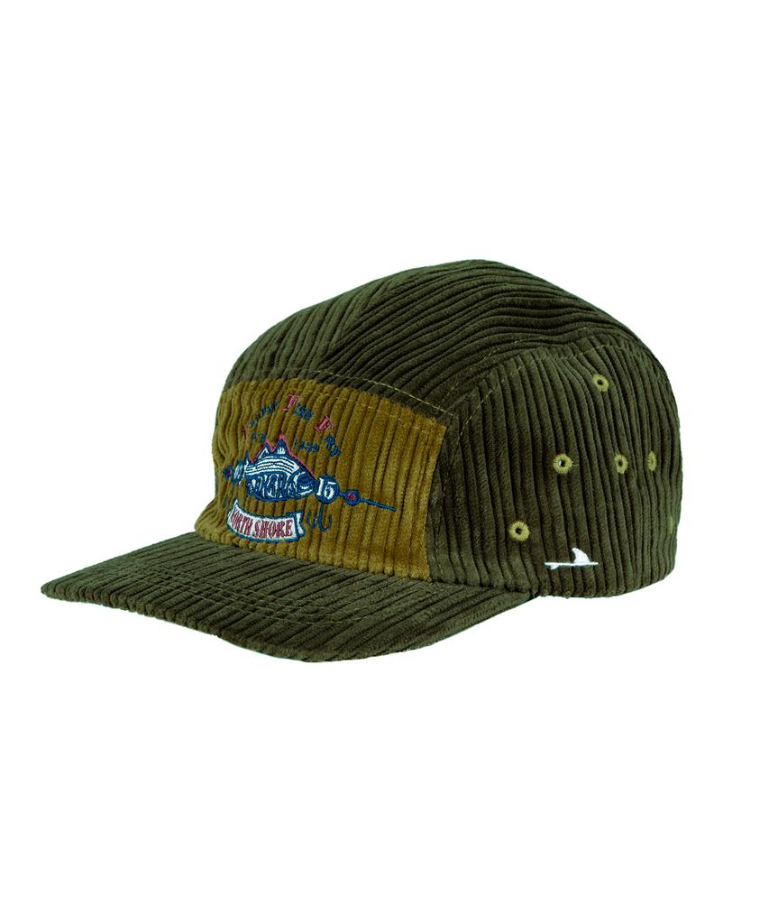 Akau Oversized Fishing Corduroy Camp Cap (Khaki)