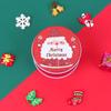 Christmas Candy Box Packaging Creative Christmas Iron Box Round Ball Tinplate Fruit Box Holiday Gift Packaging Boxes Wholesale