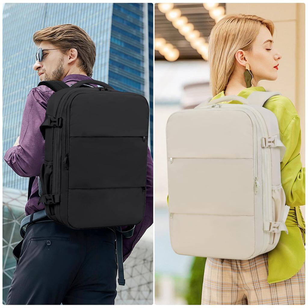 KINGSLONG Vacuum Compression Backpack, 50L, Business Backpack for Men and Women, Expandable Function, Perfect for Commuting, School, Business Trips,
