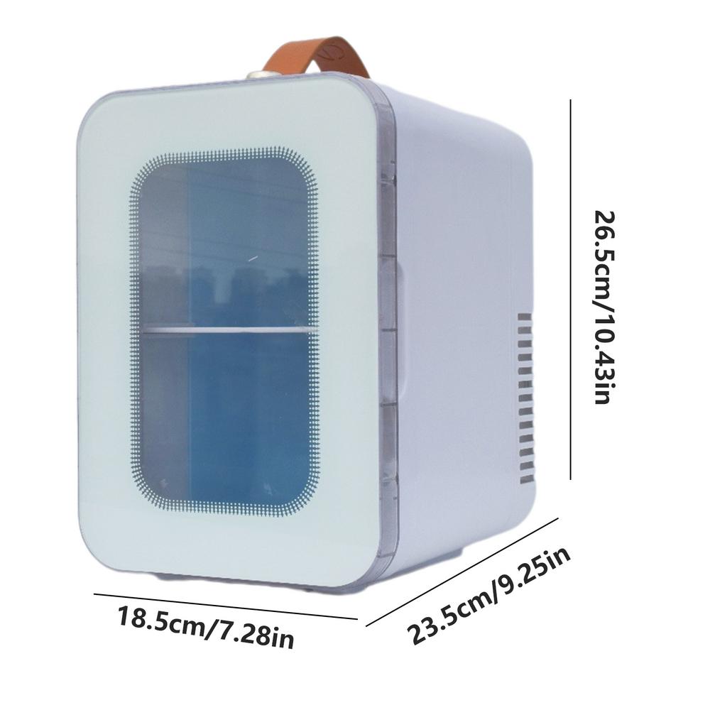 

Портативный автомобильный холодильник DC 12V электрический охладитель и нагреватель 6L мини-холодильник для кемпинга автомобильные электронные устройства белый