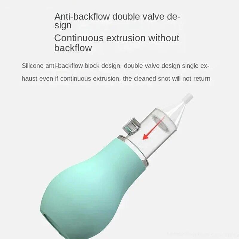 Curățător de nas pentru bebeluși Aspirator nazal pentru copii Seringă profesională Irigator naz pentru spălarea nasului pentru copii Instrument de îngrijire Cadouri Nou