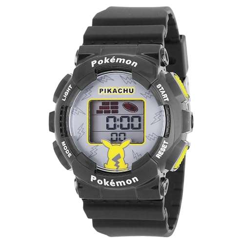 Sun Flame J-AXIS Pokémon Digital Watch, Multifunction, Black, CP3A0002