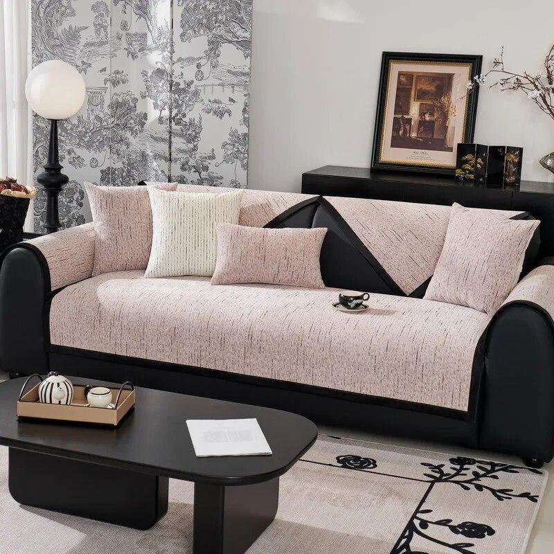 

Чехлы для диванов из синели, утолщенные угловые чехлы для диванов L-типа, однотонный чехол для домашних животных, собак, детский коврик, подушка для спинки дивана, гостиная 70x70cm 1pcs