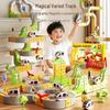 Magnetic Rail Car Set: Versatile Shapes & Train Track Toy for Boys - Internet-Famous & Hot-Selling