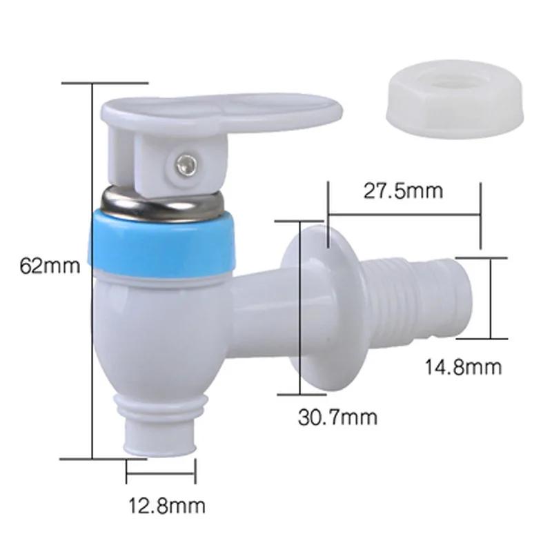 2PC Universal Plastic Water Dispenser Faucet Tap Replacement Home Essential Drinking Fountains Parts.