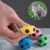 RuiChy 8-Piece Sponge Cat Toy Balls, Soft, Brightly Colored Foam Soccer Balls, Noise-Free Bouncy Pet Interactive Toys for Kittens, Activity Chase,