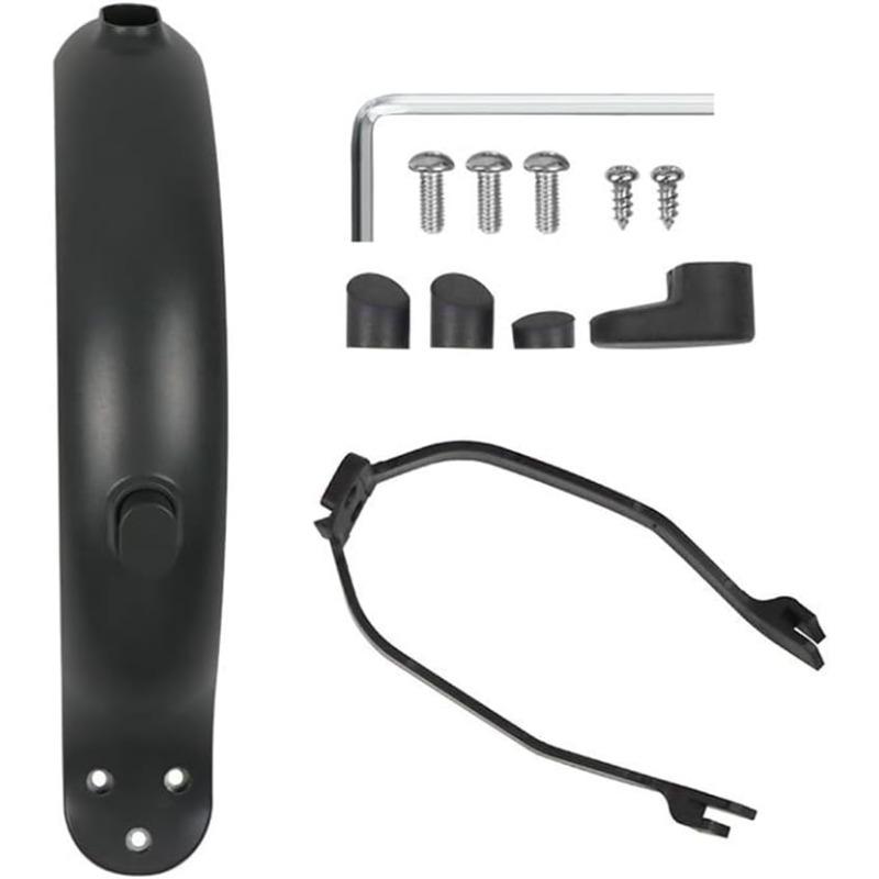 Compatible with Xiaomi M365/ M365 pro Scooter, Rear Fender Mudguard & Rear Fender Bracket, Scooter Rear Fender Replacement