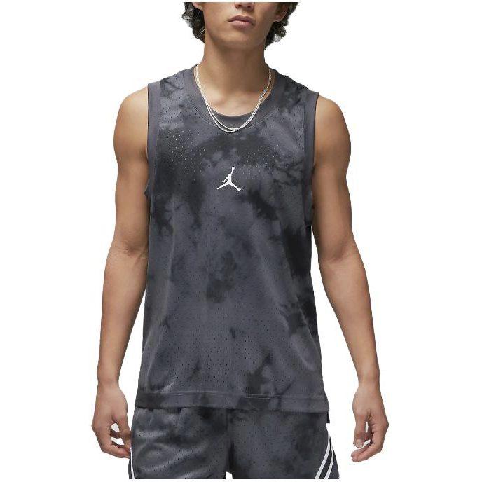 Jordan Men's Tie-Dye Loose Fit Sleeveless Tank Black DZ0568-022