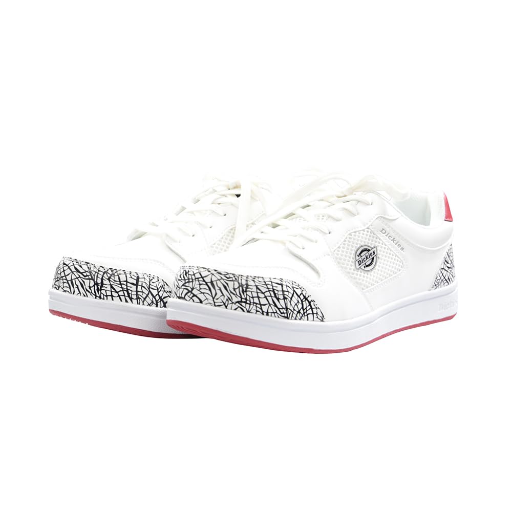 

Dickies Safety Steel Toe Size cm D-3317 Men s Sneakers, Low-Cut, Lightweight, Shock-Absorbing, Cap, White, 27.0 белый