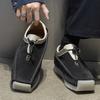 Loafers Casual Small From Fashion Lazy One Pedal Galoshes Beige-K