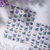 5D Embossed Halloween Pumpkin & Ghost Nail Art Stickers