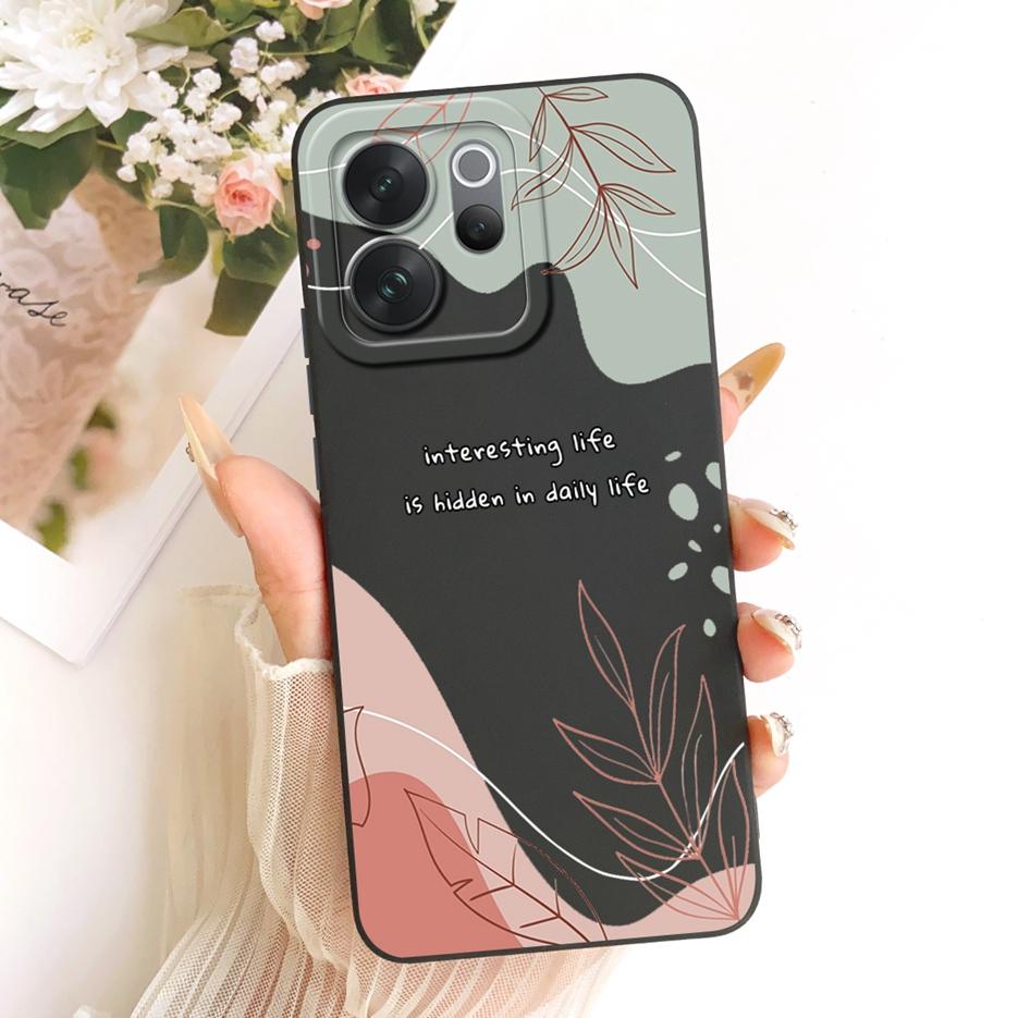 For Vivo V70 5G Case V2538 Luxury Art Painted Cover Soft Silicone Case For Vivo V70 Elite V2548 V 70 VivoV70 FE V70FE V2550 Bags