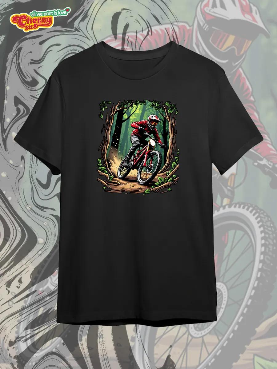 Black T-shirt with Terminator print S