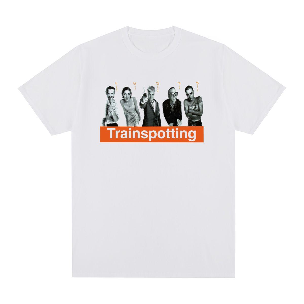 Trainspotting Vintage T-shirt Classic Collection Design British popular Cotton Men T shirt New Tee Tshirt Womens Tops S