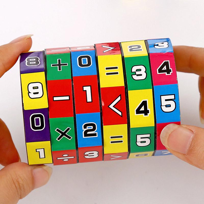 Kids Mathermatics Numbers Magic Cube Toy Puzzle Hand Spinner Game Gifts