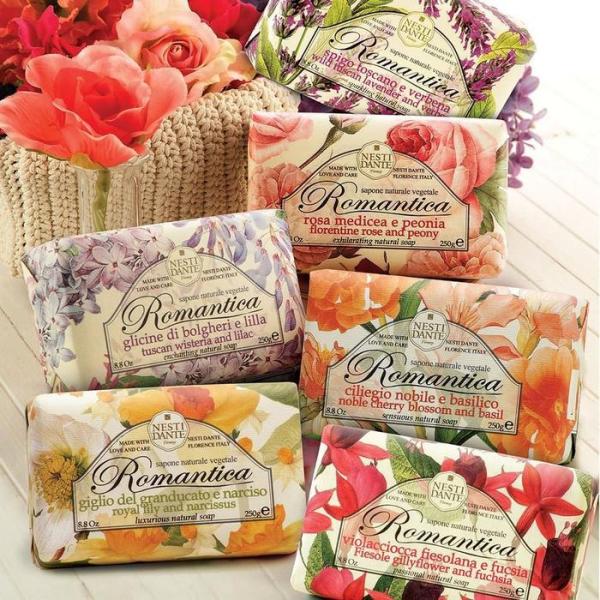 [OF07LRQQ] Choose 1 of 6 types of Nestidante Romantica vegetable soap (12130663) Roman Carnation Fuchsia
