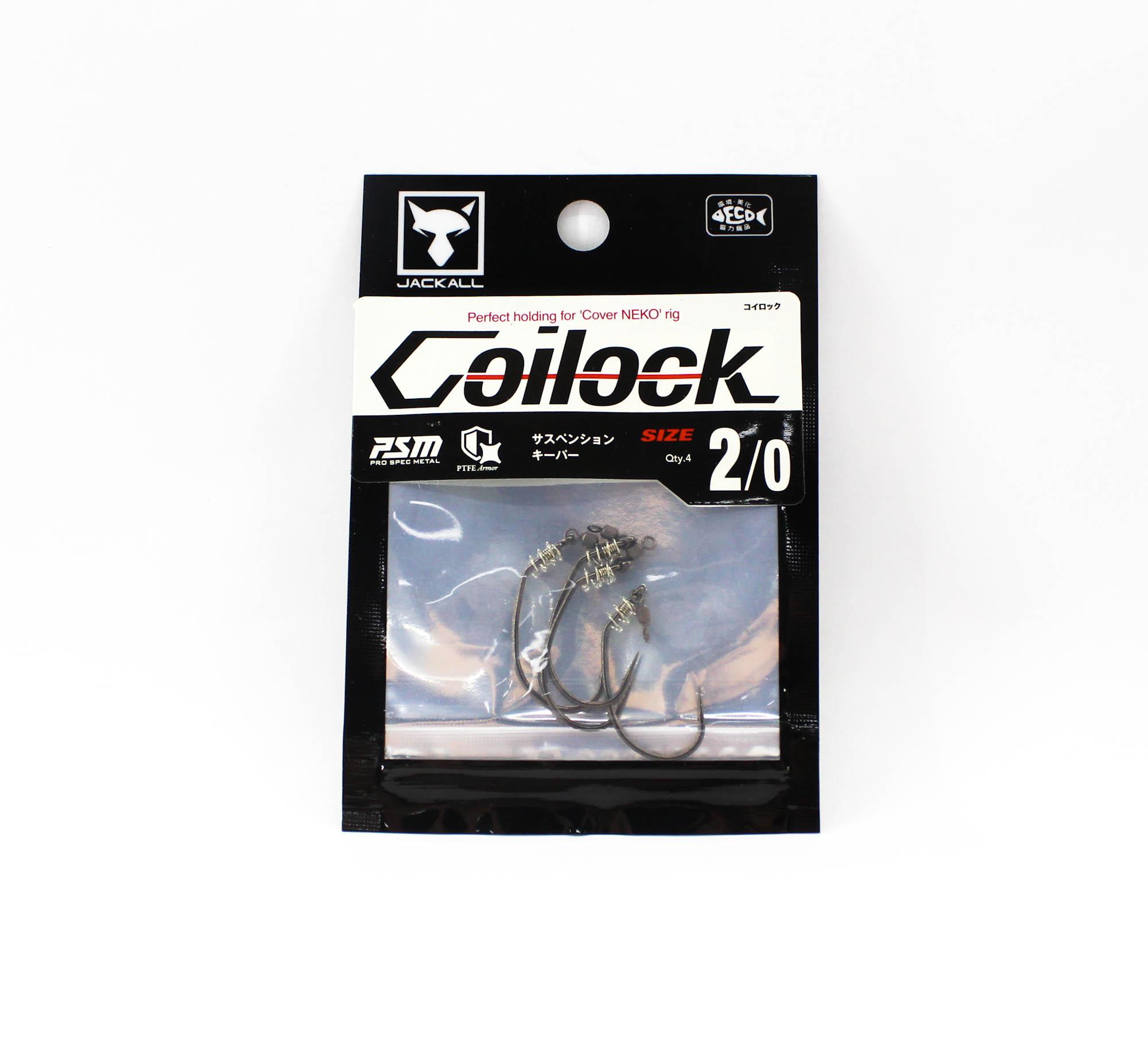 

Jackall Hooks Coilock Worm Hook Size 2/0 4/Pack (2886)
