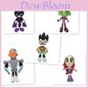 Adorável Coleção de Pelúcias Teen Titans Go de 10 polegadas Apresentando Robin Raven Cyborg
