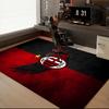Milan Football club Printed Office Carpet Chair Cushion  Entryway Rug, Rugs for Living Room, Bedroom Christmas gifts
