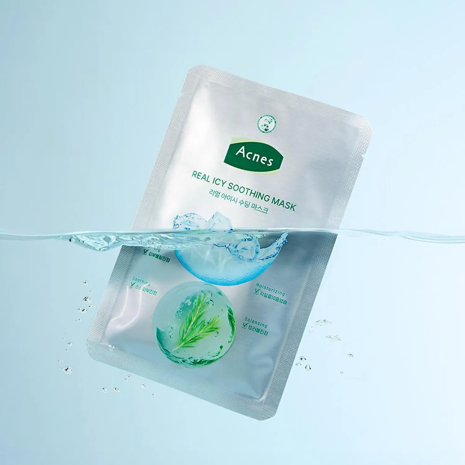 Acnes Real Icy Soothing Mask Sheet 10ea 10pcs