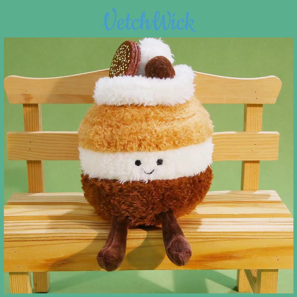 Plush Cake Toy Gift For Girlfriend And Friends With Polyester Fiber Softness