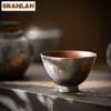 50ml Handmade Gilded Silver Burnt Foil Ceramic Teacup Japanese Coarse Master Cup Personal Tea Bowl Mug Household Kung Fu Teaset