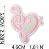 Literary Music Note Embroidery Cloth Sticker Clothes Patch Decoration Versatile Diy Bag Pants Hole Repair Embroidery Sticker