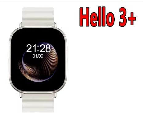 Hello Watch 3 Plus Smart Watch 2.04'' 49mm NFC Compass 173 Sports Hello Watch 3+ Smartwatch Men Women