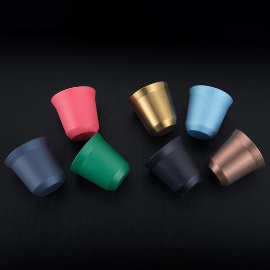 86ml Dvouvrstvý účinný šálek na kávu z nerezové oceli Praktický tepelně odolný šálek na vodu Home